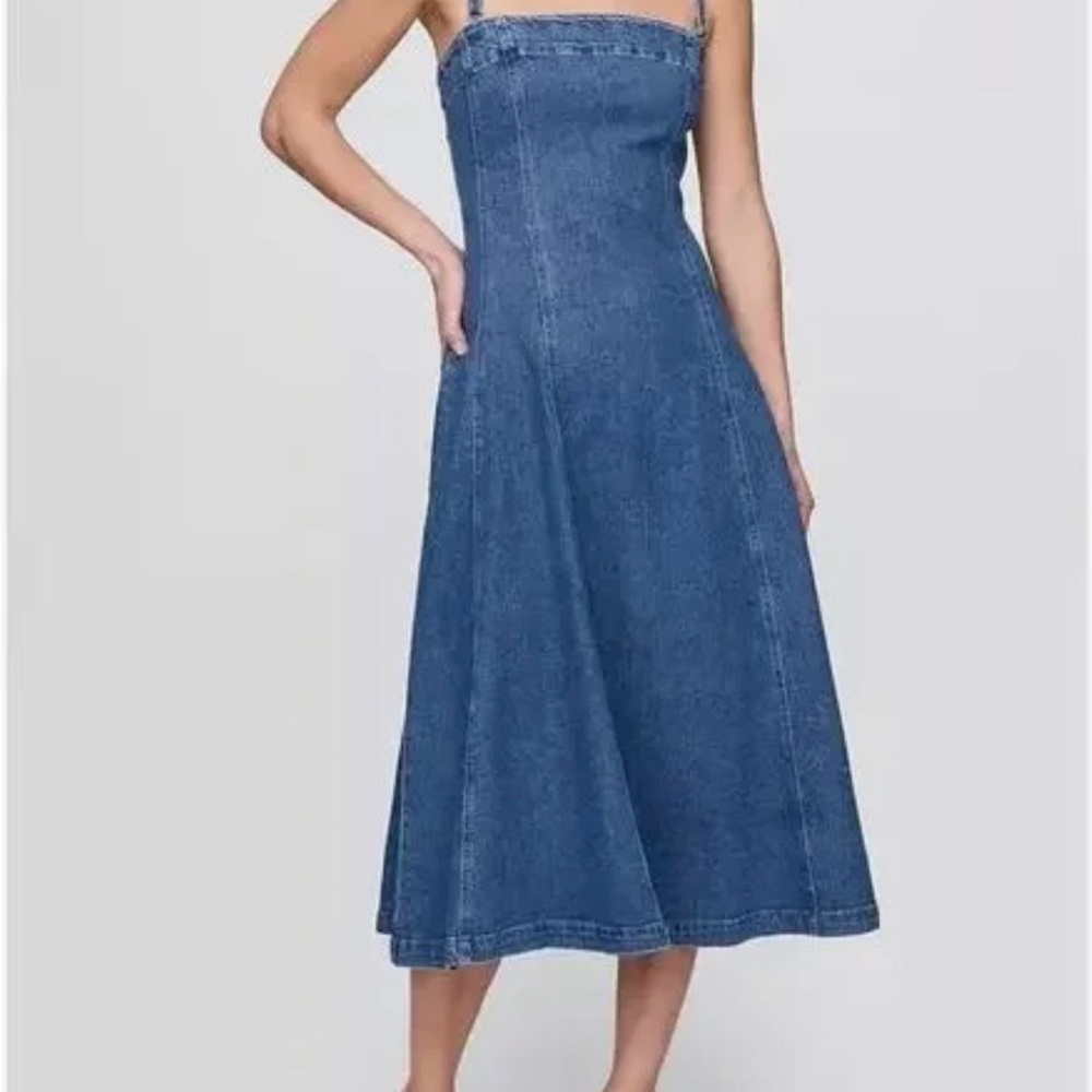 GAP Denim Fit & Flare Dress – Size M